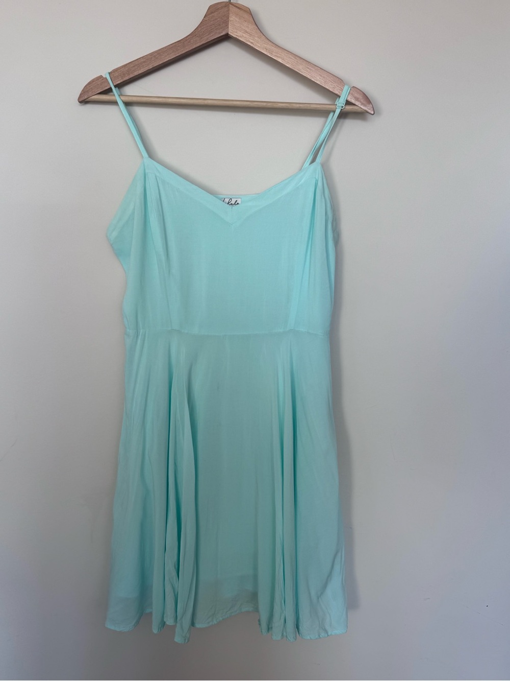 Talula Girls Light Turquoise Aqua Aquamarine Spaghetti Strap Summer Dress